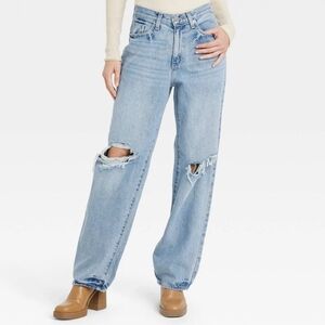 Universal Thread Blue Boyfriend Jeans Relaxed Fit
